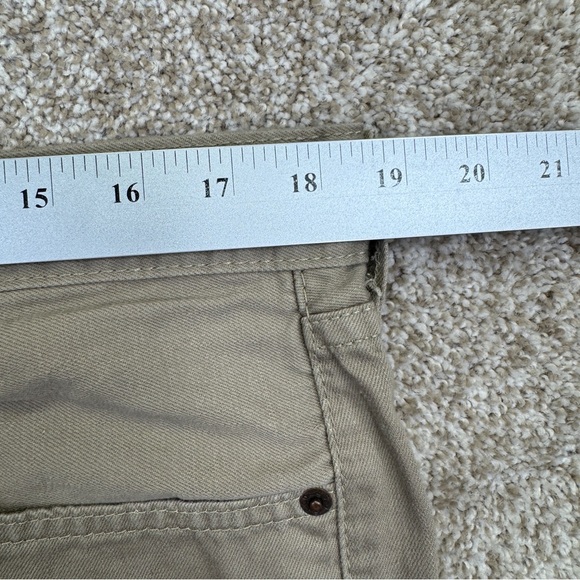 Levi's 505 Regular Tan Straight Jeans Casual Style Size 36x34 - Picture 4 of 15